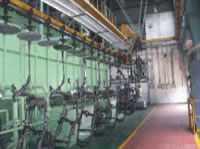 Automatic Spray Coating Production Line, Motorcycle Painting Line