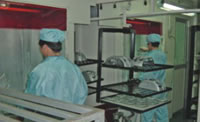 Automatic Spray Coating Production Line, Overhead Type Clean Room Painting Line
