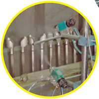 Small Painting Production Line, Binoculars Telescope Painting Line