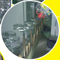 Small Painting Production Line, Electrostatic Dust Removal Area