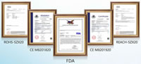 04 Test Reports Certificates CE FDA ROHS REACH