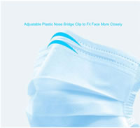 07 Daily Protective Mask Adjustable Plastic Nose Bridge Clip to Fit Face More Closely
