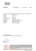 Restriction of Hazardous Substances ROHS Test Report for Surgical Face Masks MN-175 MN-130 MN-80 16