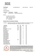 Restriction of Hazardous Substances ROHS Test Report for Surgical Face Masks MN-175 MN-130 MN-80 26