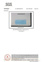 Restriction of Hazardous Substances ROHS Test Report for Surgical Face Masks MN-175 MN-130 MN-80 66