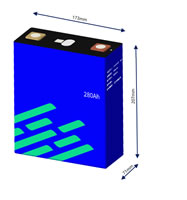01 Energy Storage Battery Core 280Ah 173x71x207mm Long Cycle High Efficiency High Safety