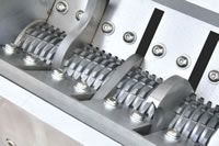 13 Slow Speed Crusher around Injection Molding Machine Tooth Knife Hook Knife Integrated Structure Movable Knife Cover