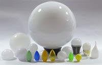 Various Lampshades, Made By IBM Machines/Molds, PC, PMMA, AS, PA, SAN, PETG, PCTG, a