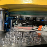 Plastic Injection Stretch Blow Molding Machine, 1 Step Solution, 3 Stations, ISBM, PET, PC, PS, Bottles, Containers, Jars, Cans, Cosmetic, Drinks, Juices, Foods, 4