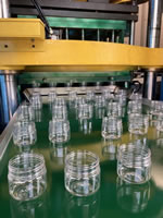 Plastic Injection Stretch Blow Molding Machine, 1 Step Solution, 3 Stations, ISBM, PET, PC, PS, Bottles, Containers, Jars, Cans, Cosmetic, Drinks, Juices, Foods, 5