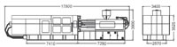 Plastics Injection Machine Dimensions SE2200-33800