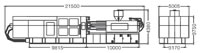 Plastics Injection Machine Dimensions SE3600-80400