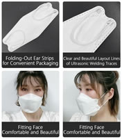 003 KF94 Fish Shaped Masks