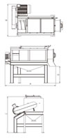 39 Film Friction Washer Film Centrifugal Washing FW6055 FW8090 Three View