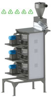 48 Zig Zag Air Separator