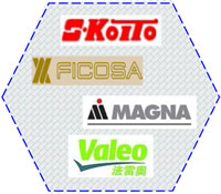 12 Plastics Welding Solutions Customers on Automotive Car Manufacturing Car Lights Koito FICOSA MAGNA Valeo