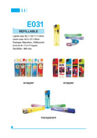 Semi-Finished Lighters Parts 11, Electronic Lighters E031, Refillable