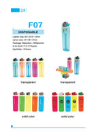 Semi-Finished Lighters Parts 23, Grinding Wheel Lighters F07, Disposable