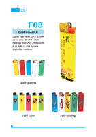 Semi-Finished Lighters Parts 25, Grinding Wheel Lighters F08, Disposable, Philippines Style