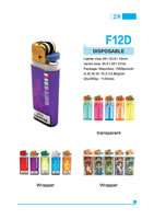 Semi-Finished Lighters Parts 28, Grinding Wheel Lighters F12D, Disposable