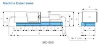 Machine Dimension MC250 MC650
