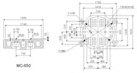 Molds Installation Sizes MC650