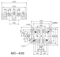 Molds Installation Sizes MC400