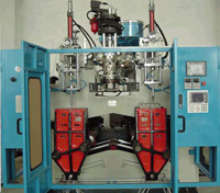 Continuous Type Plastics Extrusion Blow Molding (EBM) Machine SJY652, For Bottles Containers